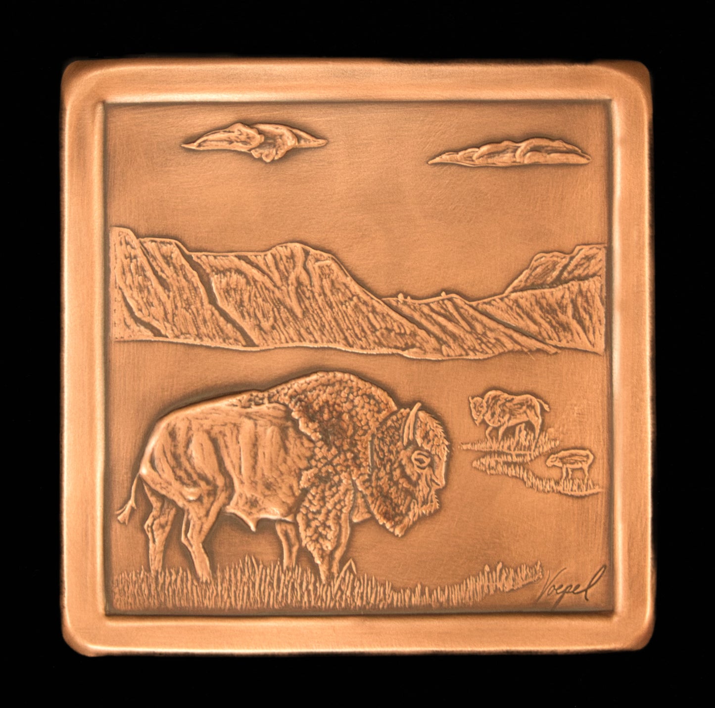 Bison Tile, 6"x 6"x 1/4"
