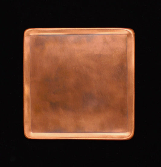 Blank Copper Tile 9"x9" with Raised Border. BLT99