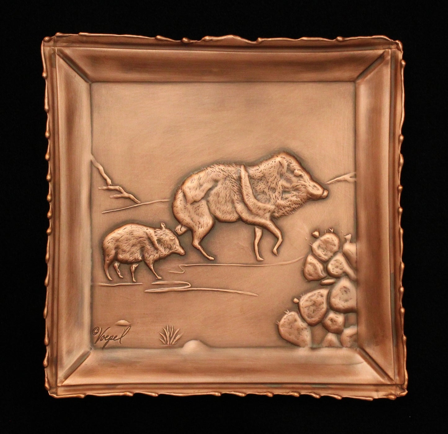 Javelina Valet Tray, 7" x 7", JAR77