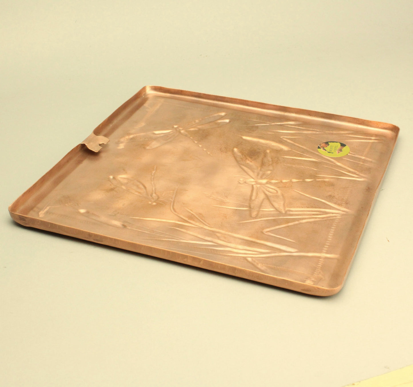 12"x 12", Patinaed Lavender Copper Tile