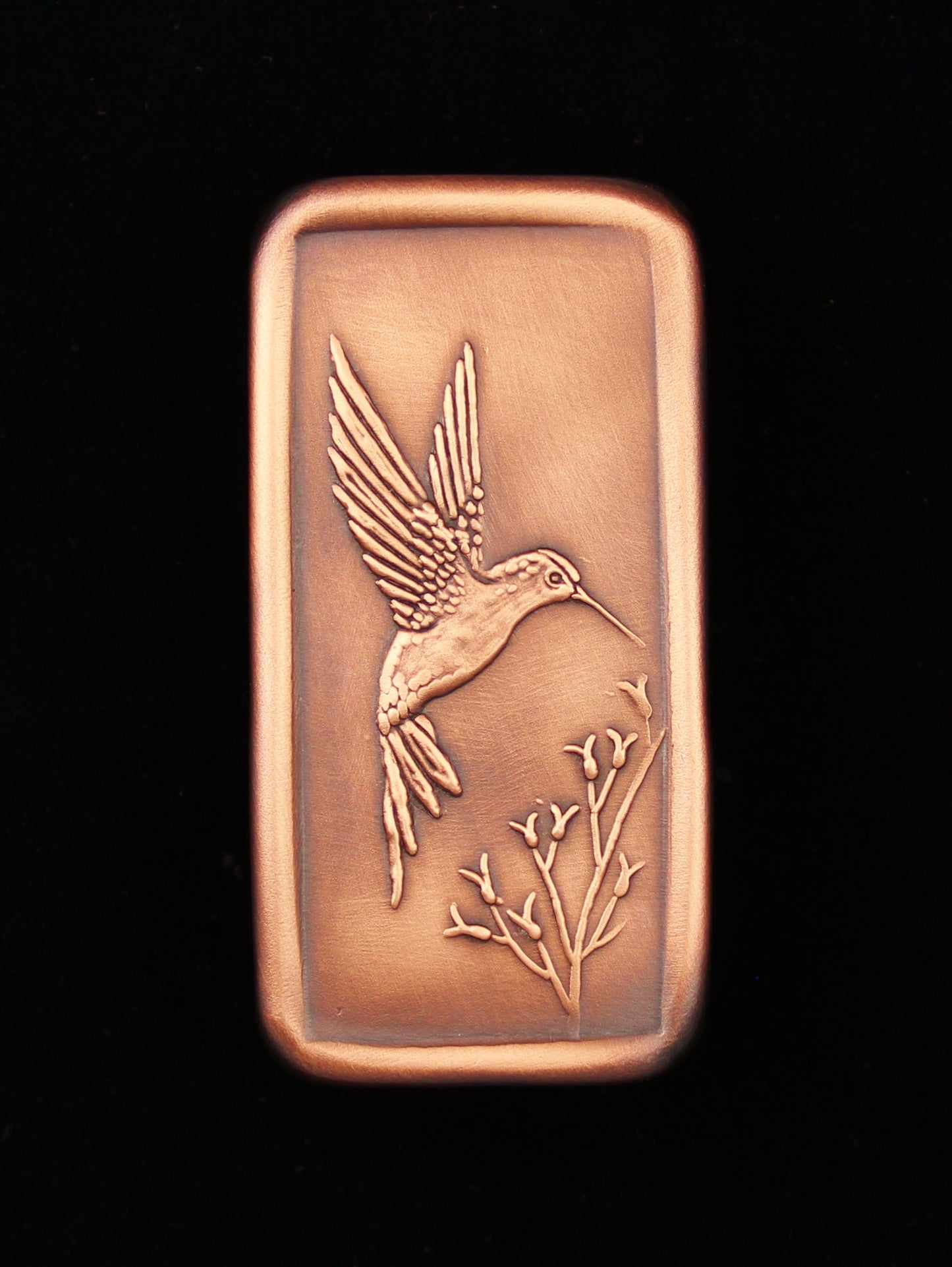 Hummingbird Mini Tile, Facing Right, 1.5"x 3", HBMTR13