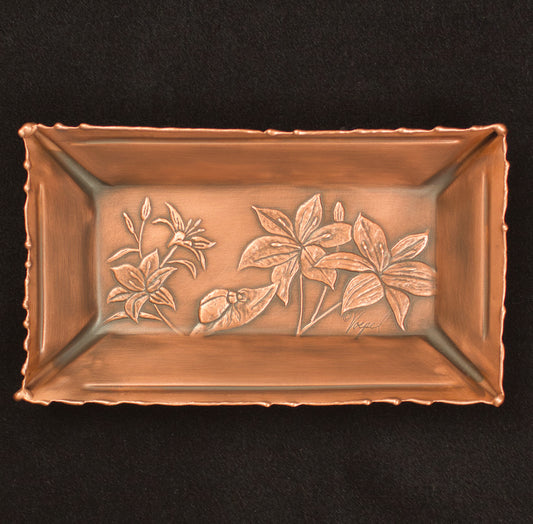 Ladybug and Lilies Valet Tray, 4" x 7", LBLR47