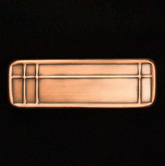 Prairie Drawer Pull, 1.5" x 4.5", Copper
