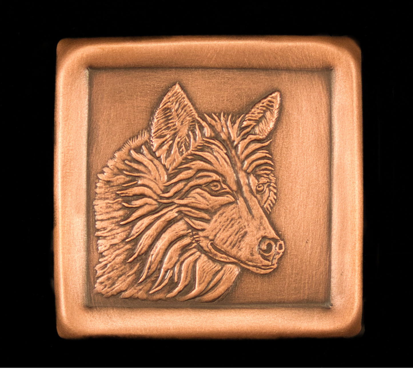 Wolf Tile, 3"x 3"x 1/4" WOT33