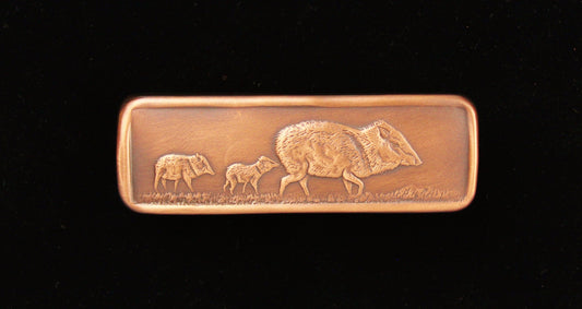 Javelina Drawer Pull, Copper, 4.5" x 1.5"