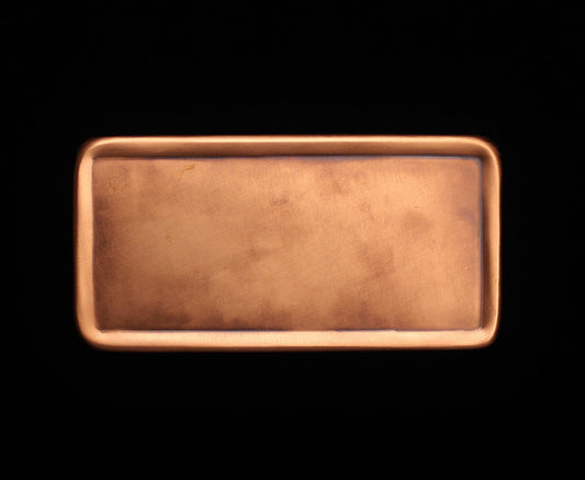 Blank Copper Tile, 3" x 6" x 1/4", Sold Individuaiiy, BLT36