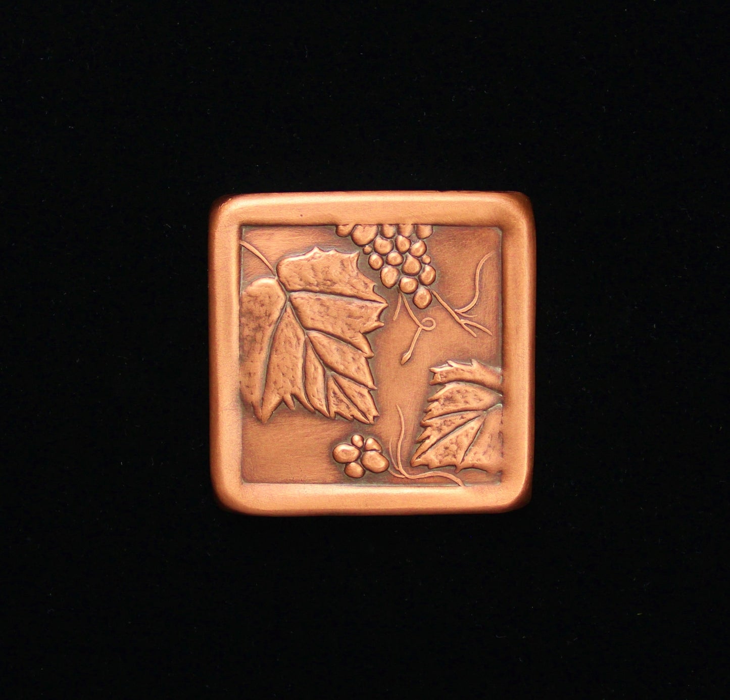 Vineyard Copper Tile, 3"x 3" x 1/4", VYT33