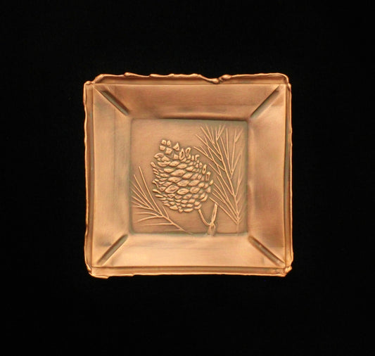 Pinecone Tray, 4" x 4", PCR44
