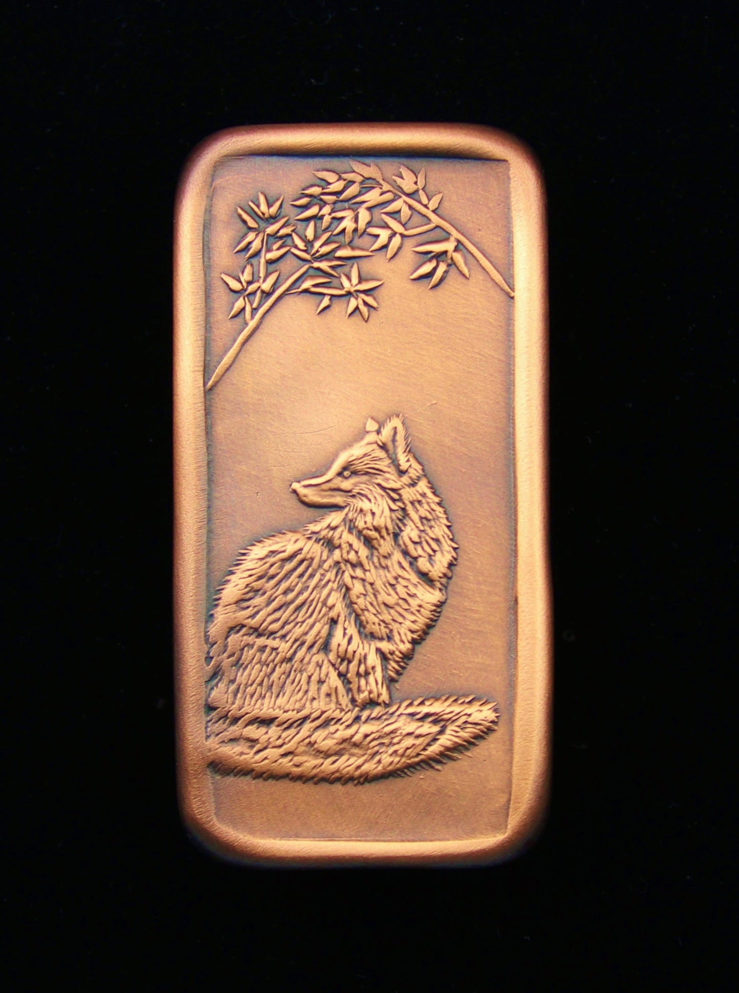 Fox Cabinet Pull, Facing Left, 1.5" x 3"