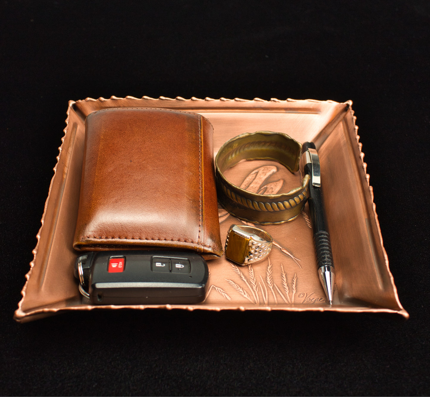 Elk Valet Tray, 7" x 7", ELR77