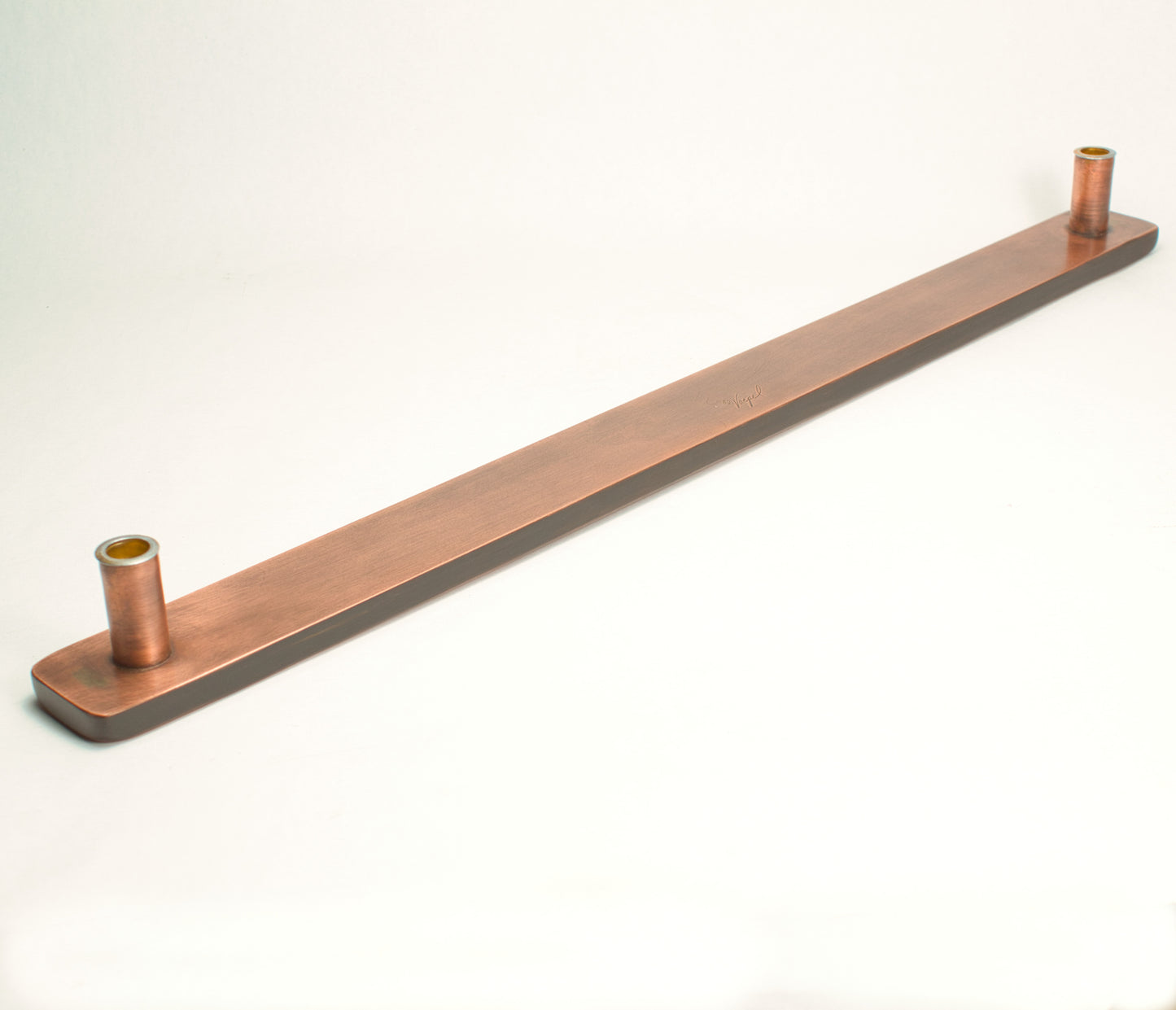 Aspen Leaves Door/Appliance Pull, 1.5" x 20", Copper