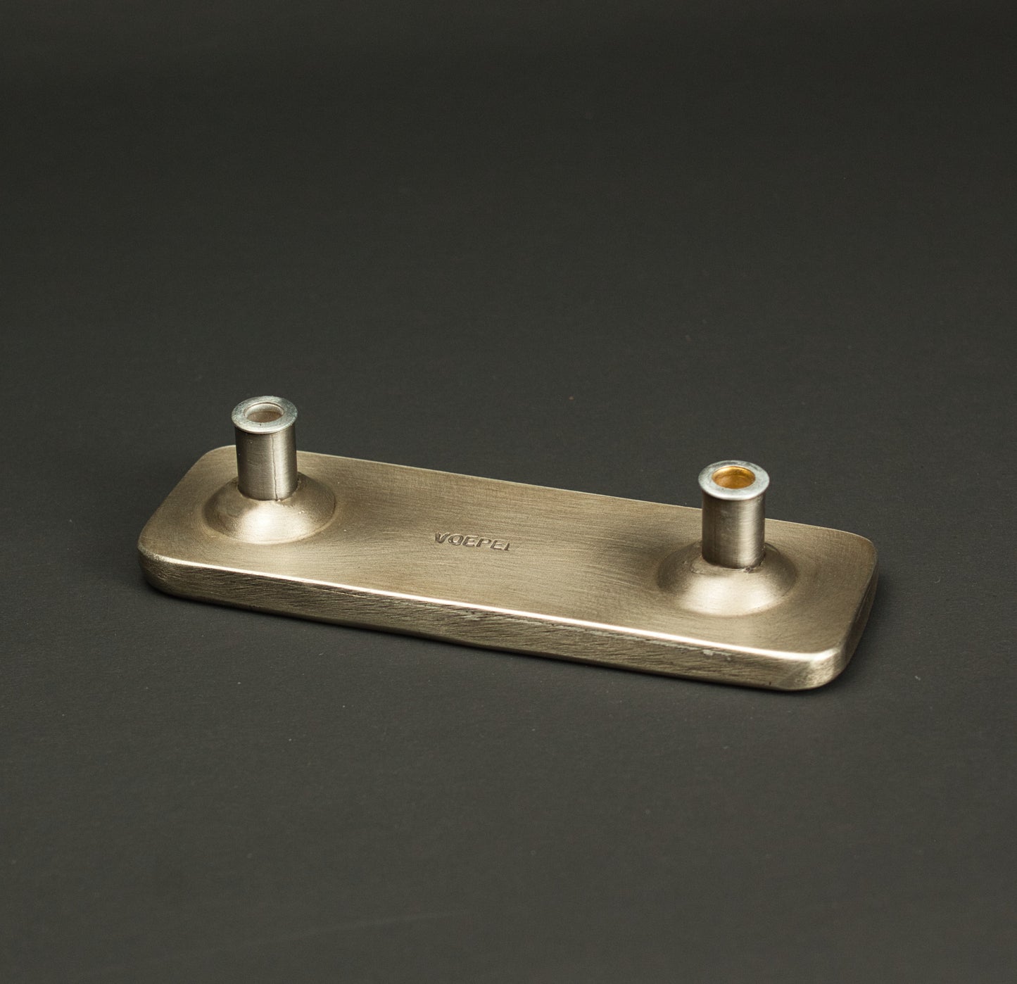 Tall Cabinet Pull, Hummingbird Facing Right, Nickel/Silver, 1.5" x 4.5".