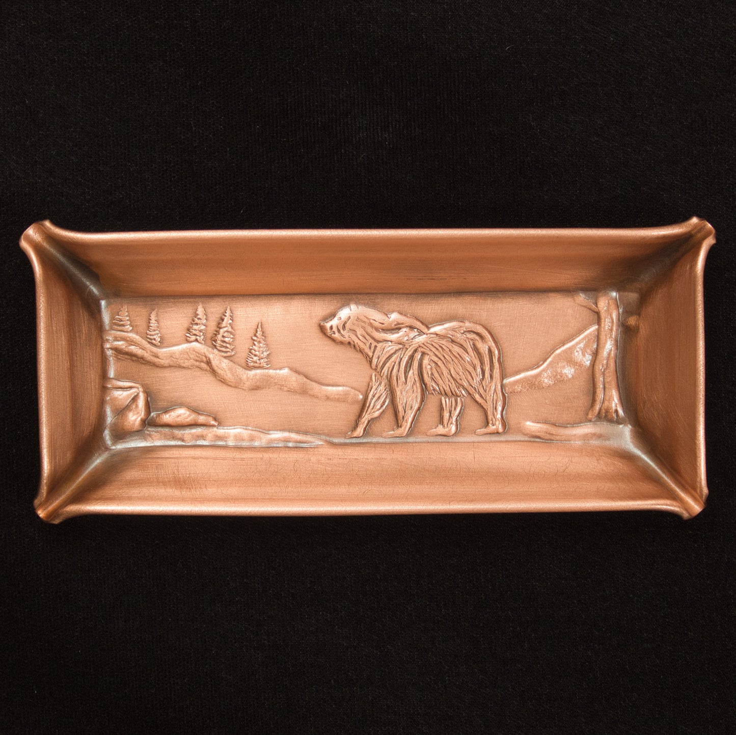 Bear Handmade Mini Jewelry Tray, 2" x 5", BEMR25