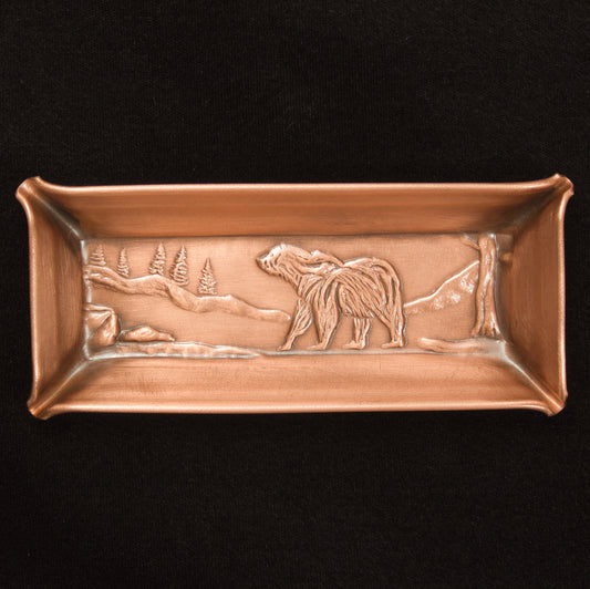 Bear Handmade Mini Jewelry Tray, 2" x 5", BEMR25