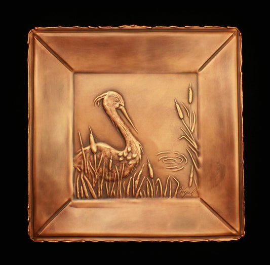 Blue Heron Valet Tray, 7" x 7", BHR77