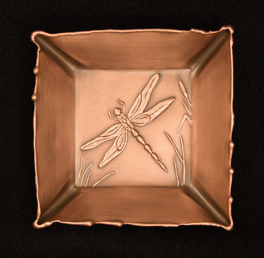 Dragonfly Tray, 4" x 4", DFR44