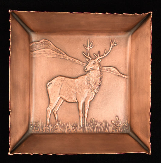Elk Valet Tray, 7" x 7", ELR77