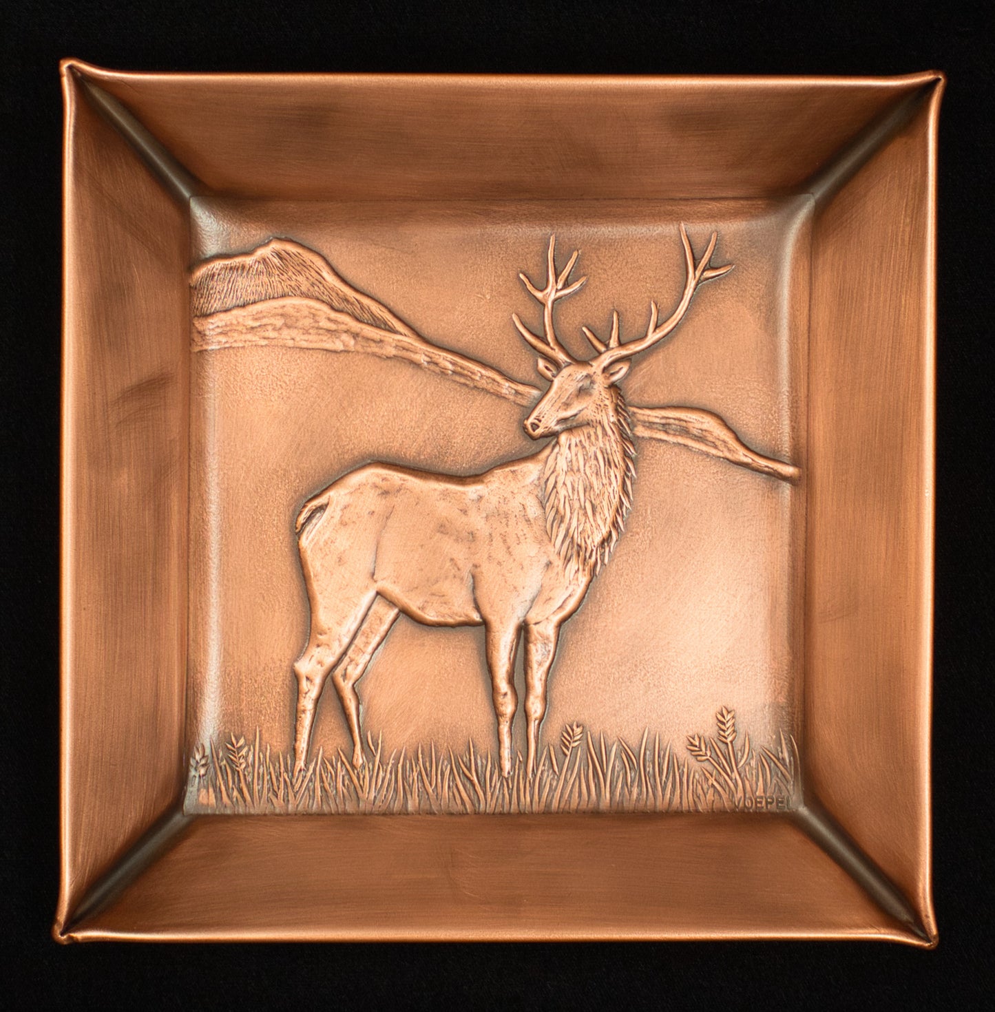 Elk Valet Tray, 7" x 7", ELR77