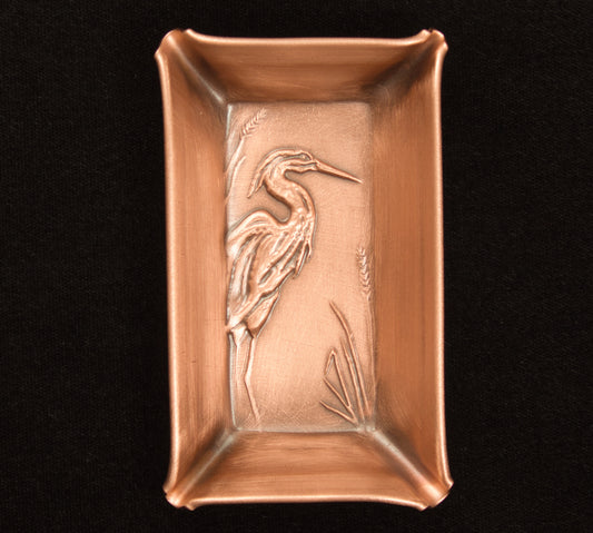Blue Heron Handmade Mini Ring Tray, 2" x 3.5", GBHMR23