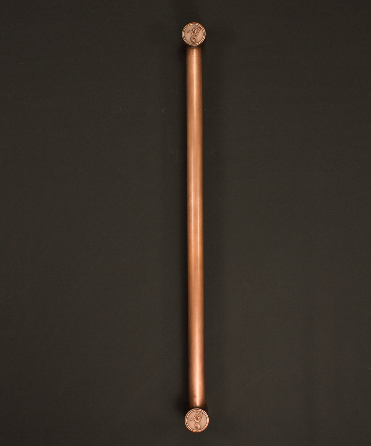 Hummingbird Door/Appliance Pull, 28" Tall, (26-3/8" center to center mounts)