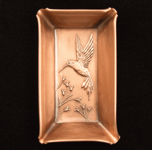 Hummingbird Handmade Mini Ring Tray, 2" x 3.5", HBMRL23