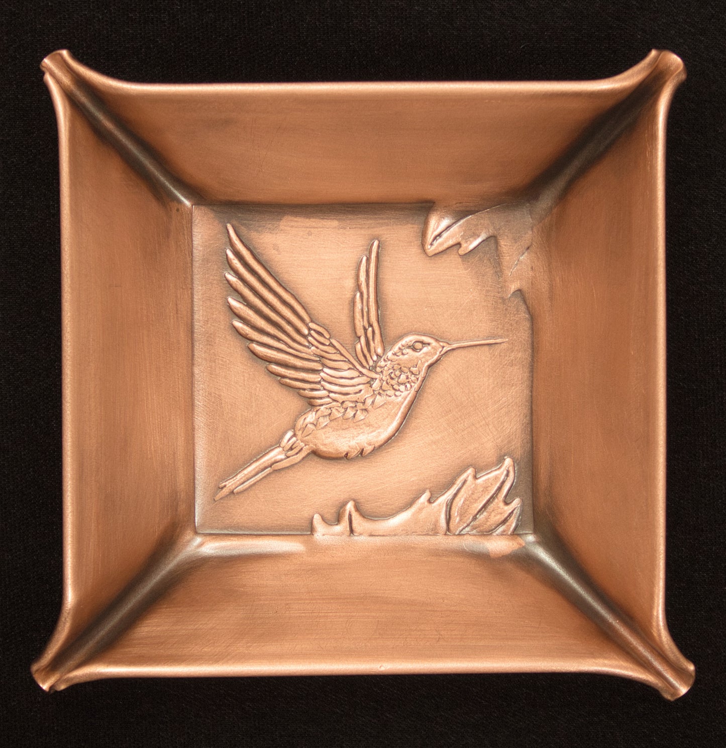 Hummingbird Tray, Facing Right, 4"x 4", HBRR44