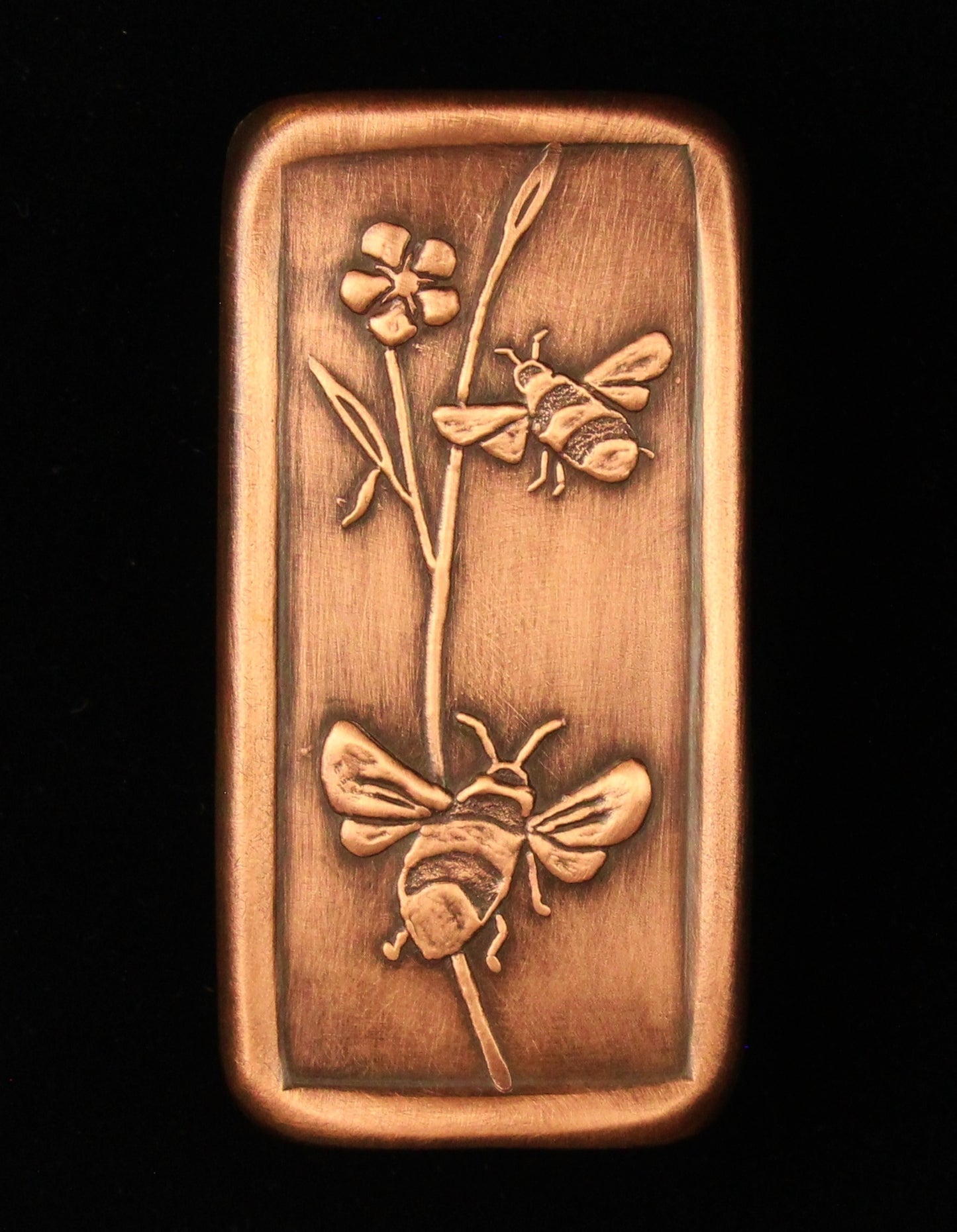 Bee Cabinet Pull, Design A  , 1.5" x 3".