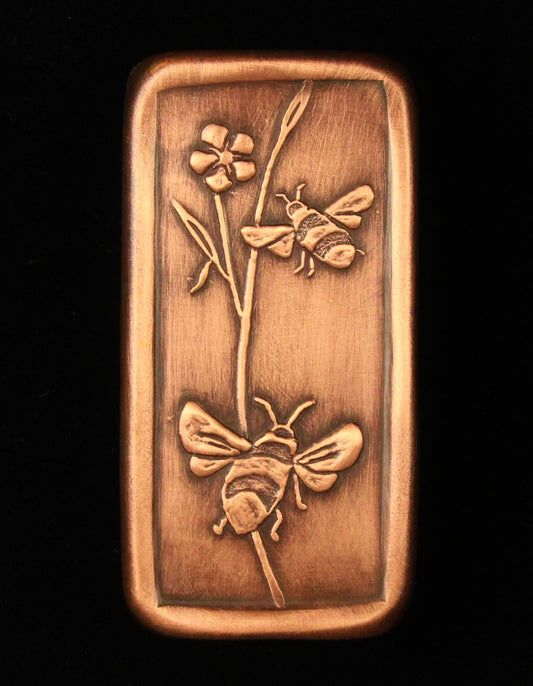 Bee Cabinet Pull, Design A  , 1.5" x 3".