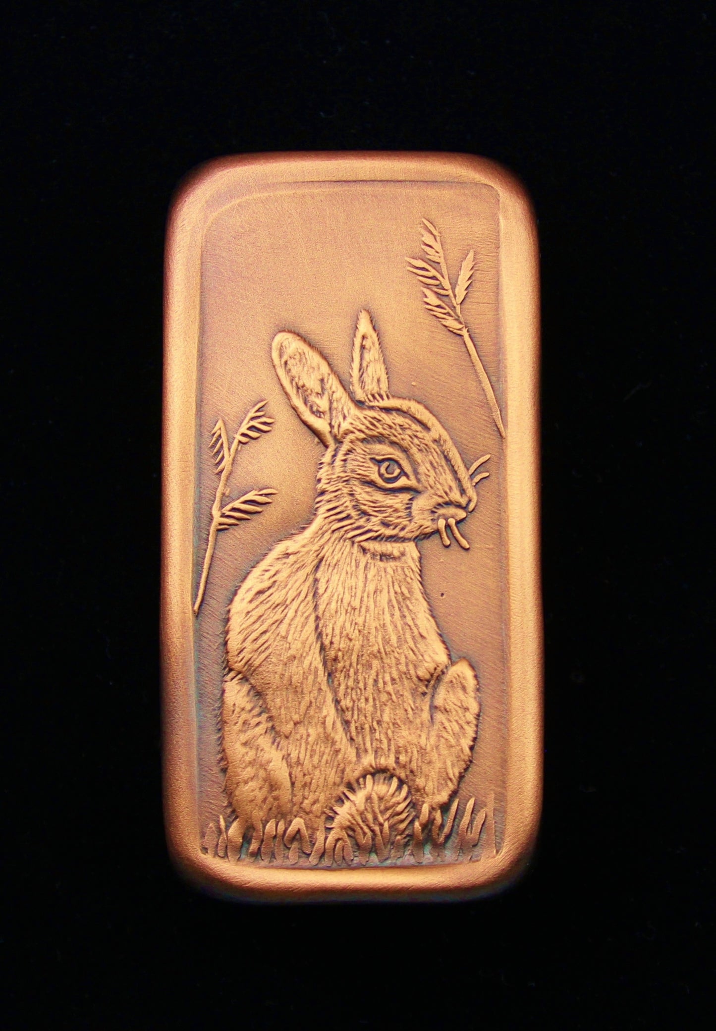 Rabbit Mini Tile, Facing Right, 1.5"x 3",  RAMTR13