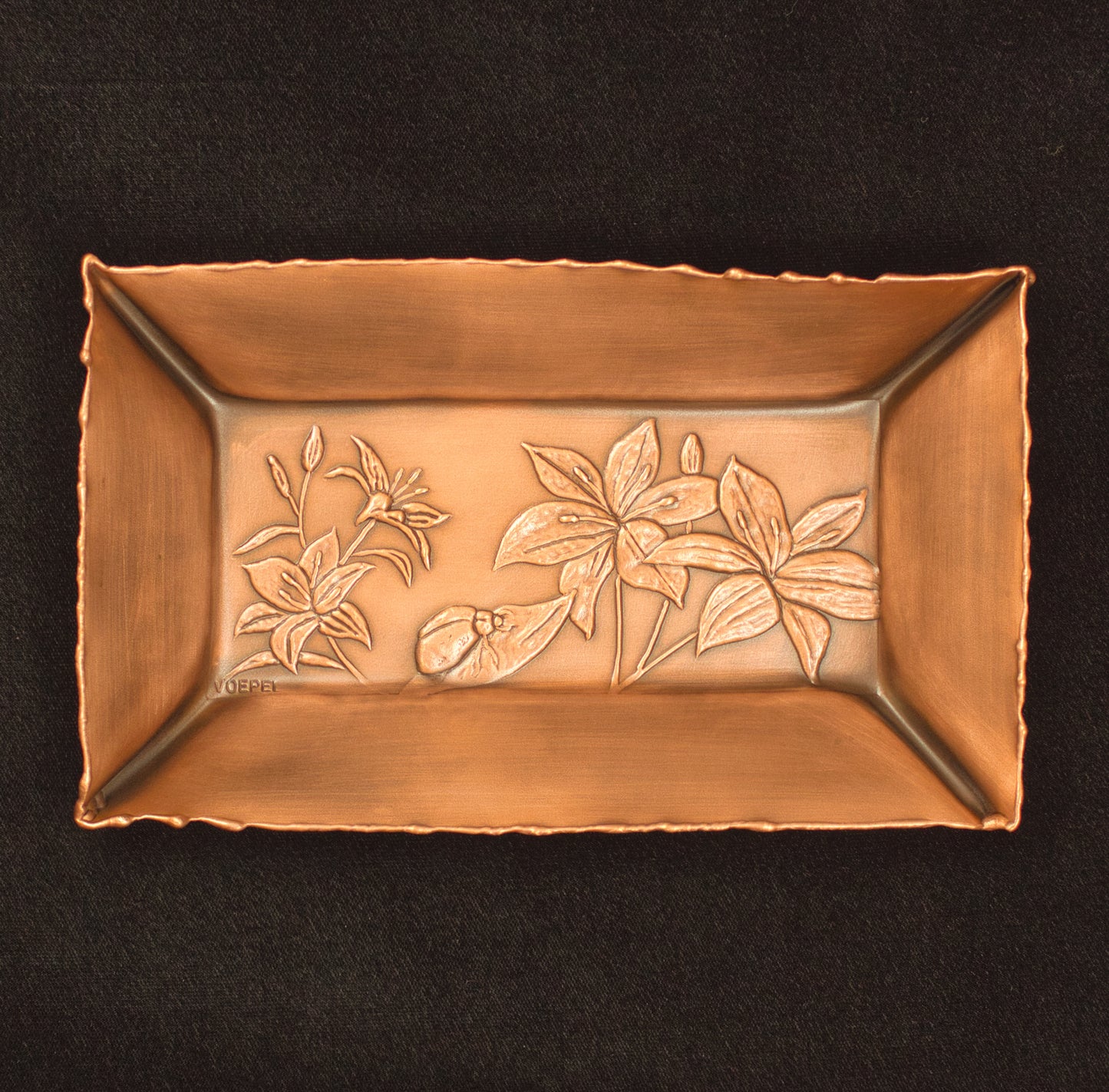 Ladybug and Lilies Valet Tray, 4" x 7", LBLR47