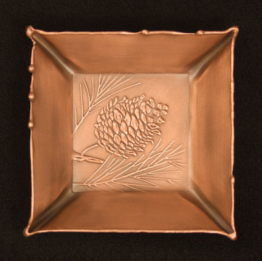 Pinecone Tray, 4" x 4", PCR44