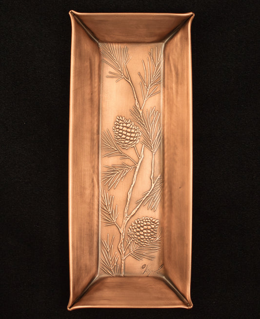 Pinecone Valet Tray, 4" x 10" x 1" PCR410
