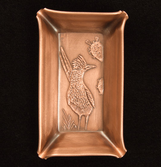 Roadrunner Handmade Mini Ring Tray, 2" x 3.5"
