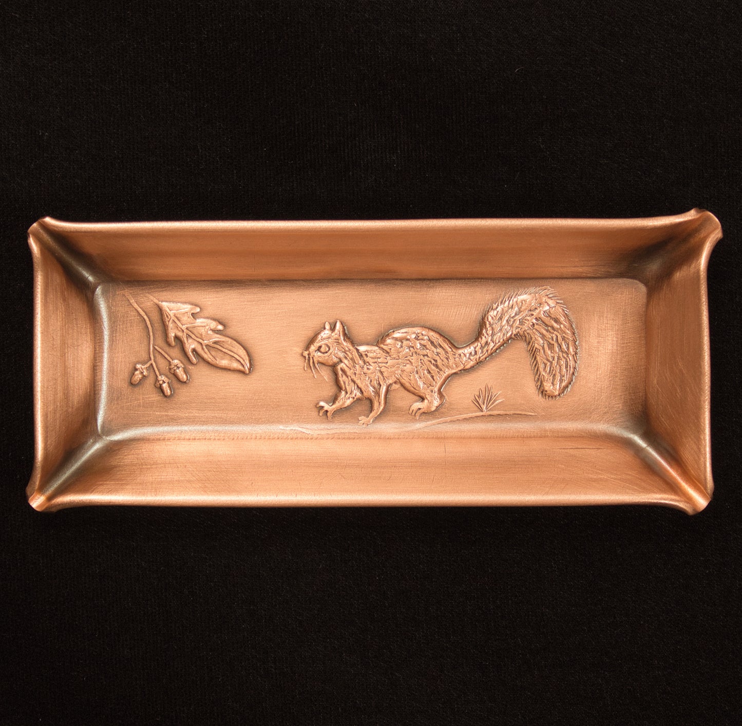 Squirrel Handmade Mini Jewelry Tray, Horizontal, 2" x 5", SQMR25