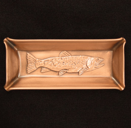 Handmade Trout Mini Tray, 2" x 5"