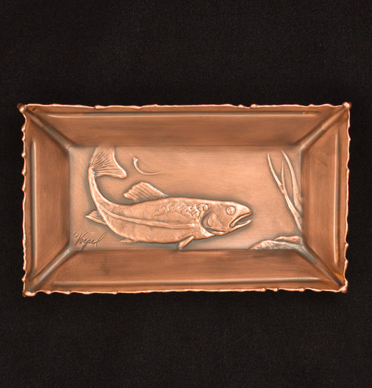 Trout Valet Tray, Facing Right, 4" x 7", TRRR47
