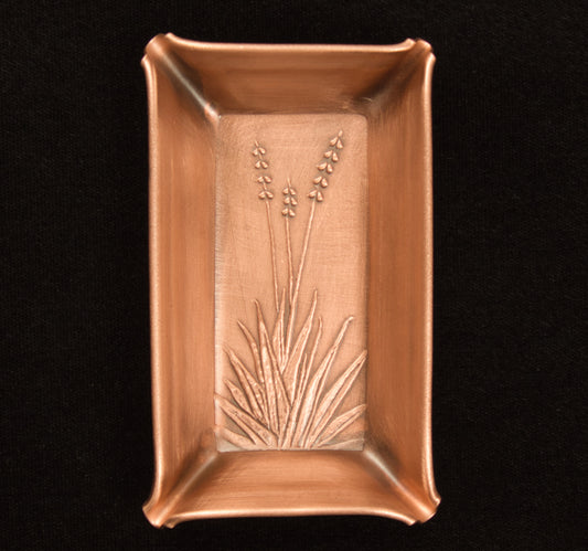 Yucca Plant Handmade Mini Ring Tray, 2" x 3.5"