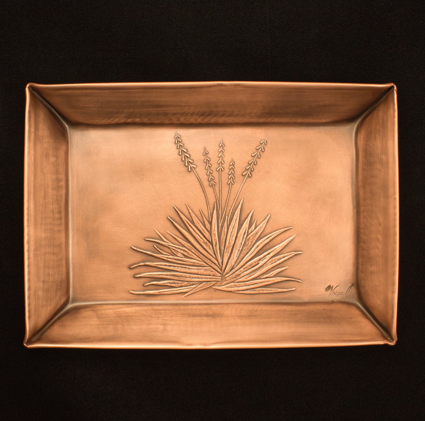 Yucca Plant Valet Tray, 7" x 10" x 1"