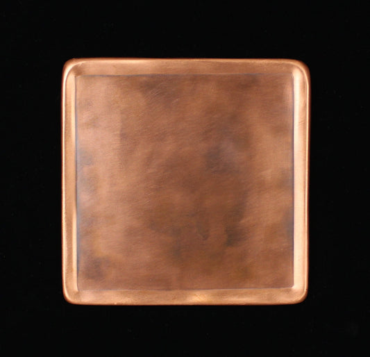 Blank Copper Tile, 6" x 6" x 1/4", Sold Individually