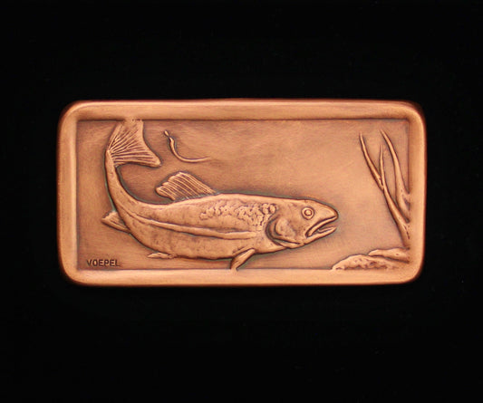 Trout Tile, Facing Right, 3"x 6" x 1/4", TRTR36