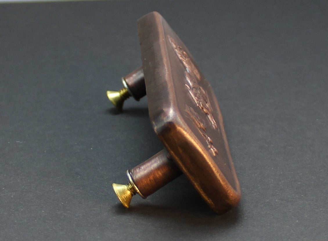 Fox Drawer Pull, Copper Pull, 4.5