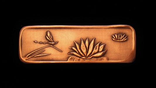 Dragonfly Drawer Pull, Copper, 4.5" x 1.5"
