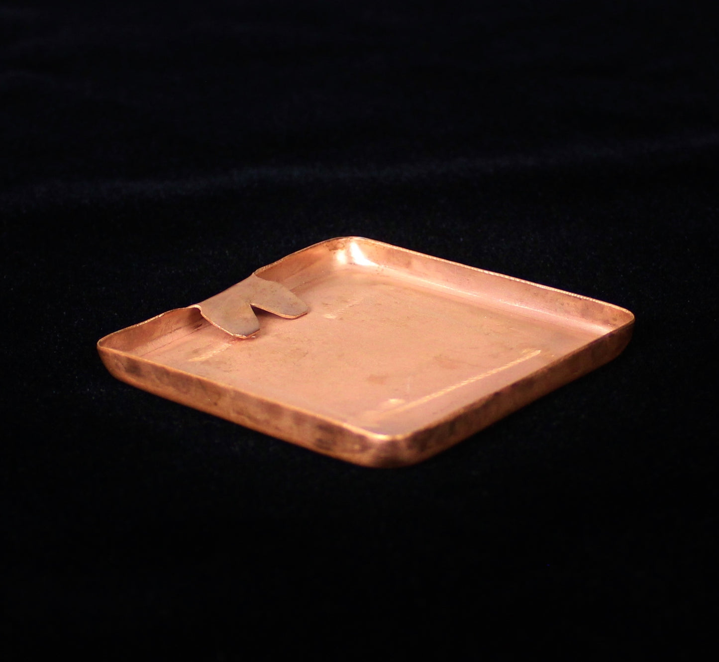 Pinecone Copper Tile, 3" x 3" x 1/4"