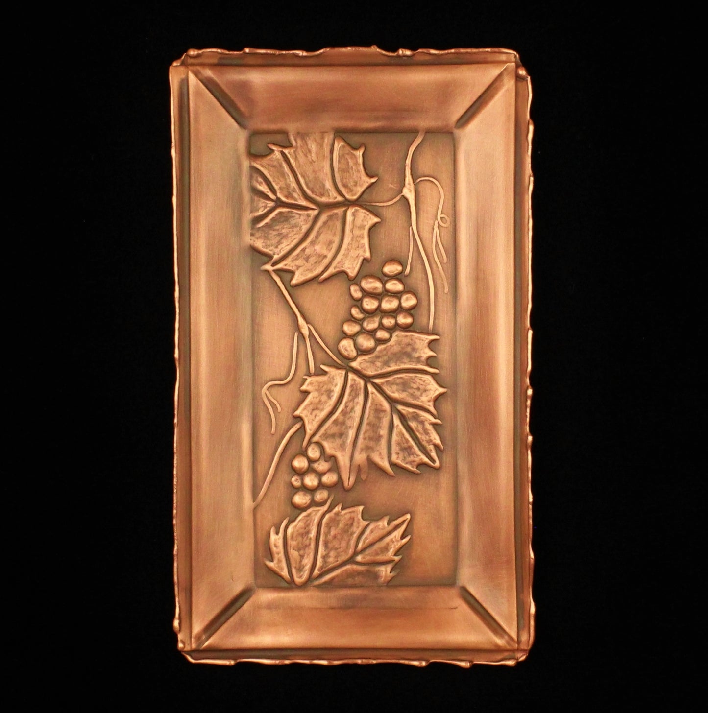Vineyard Art Tile/Tray, Copper, 4" x 7"